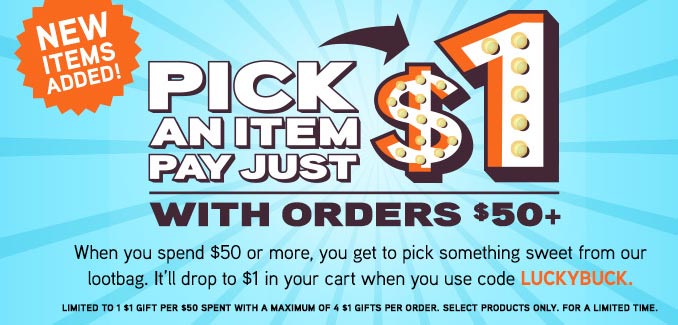 Pick An Item For $1 at ThinkGeek